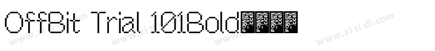 OffBit Trial 101Bold字体转换